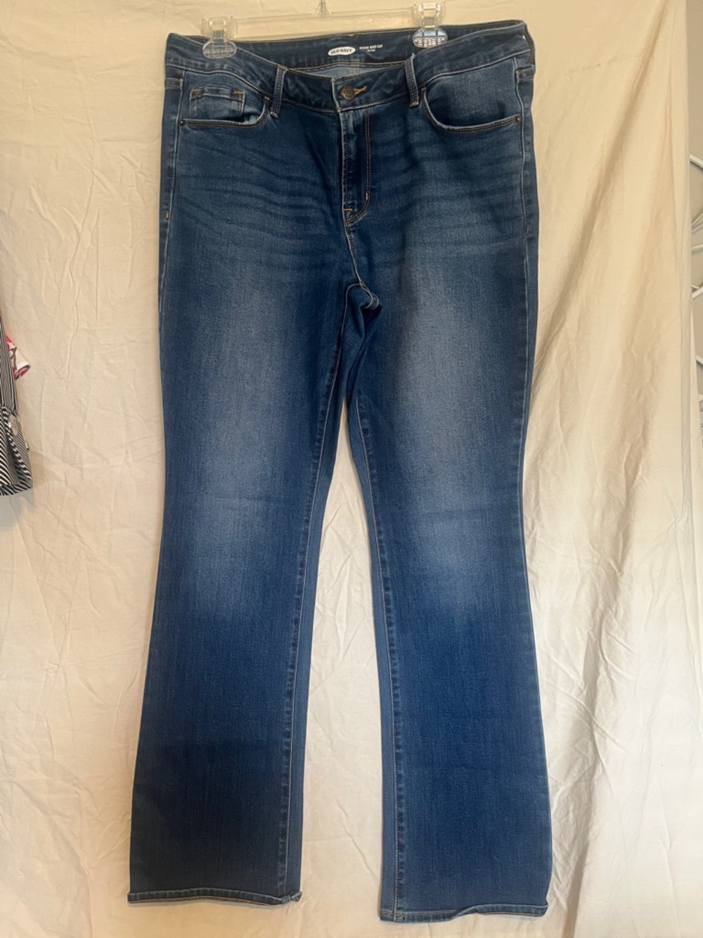 Old Navy Kicker Boot-Cut Women's Dark Blue Jeans